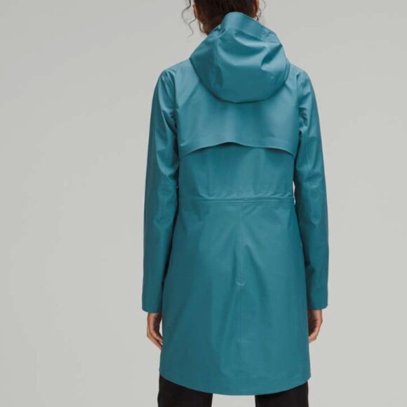Lululemon Rain Rebel Jacket, Color CAPB (Capture Blue), Size 4 - Picture 9 of 11